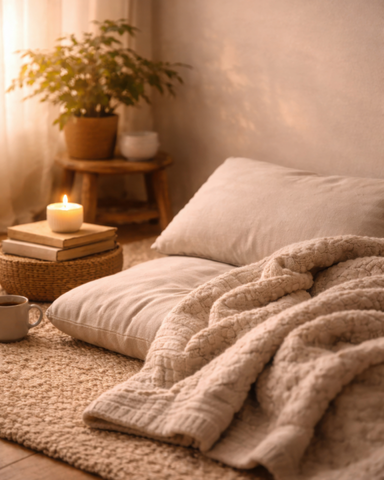 safe-warm-space-blankets-pillow-comfort